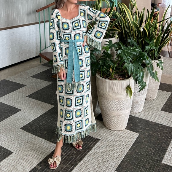 crochet Maxi Dress - Picture 5 of 7